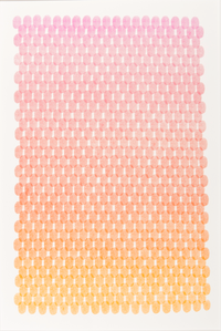 WV9533, FA, Monoprint, orange rot, magenta, einschichtig, o.J., Siebdruck auf Papier, 73 x 51cm